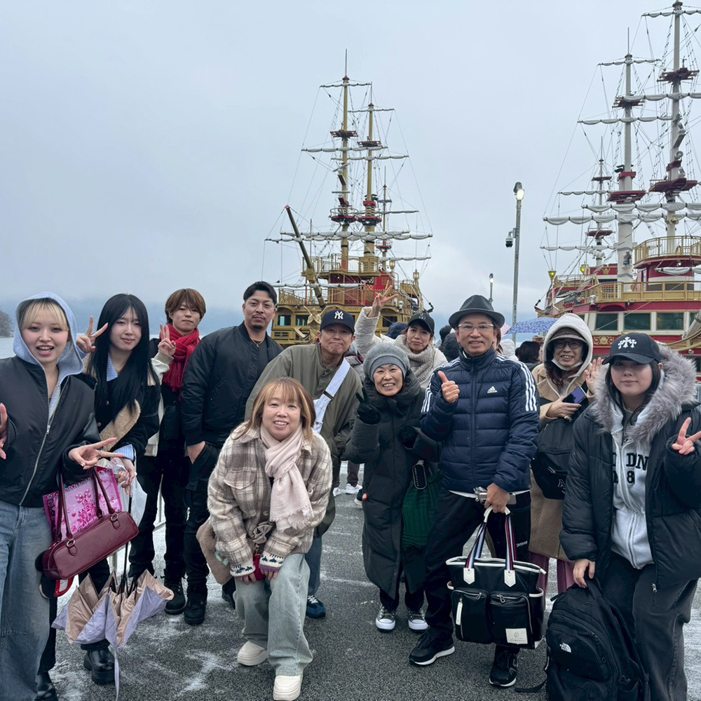 芦ノ湖では海賊船に乗りました