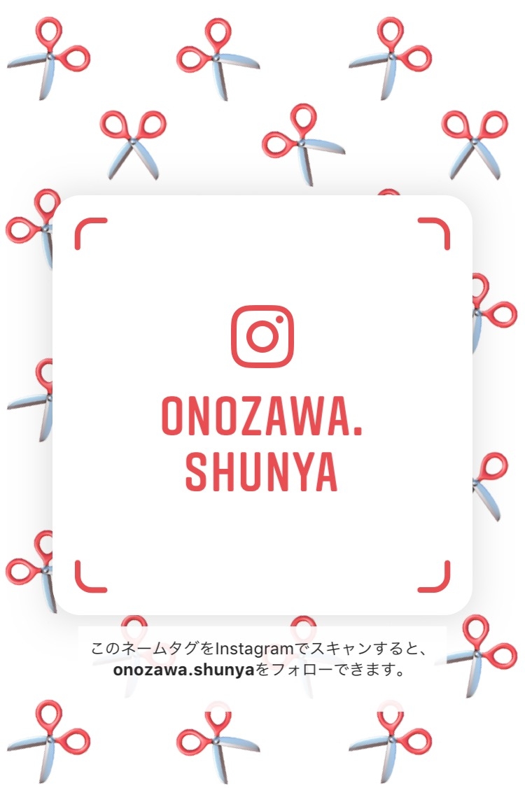 Instagram sns 美容室 多摩センター 